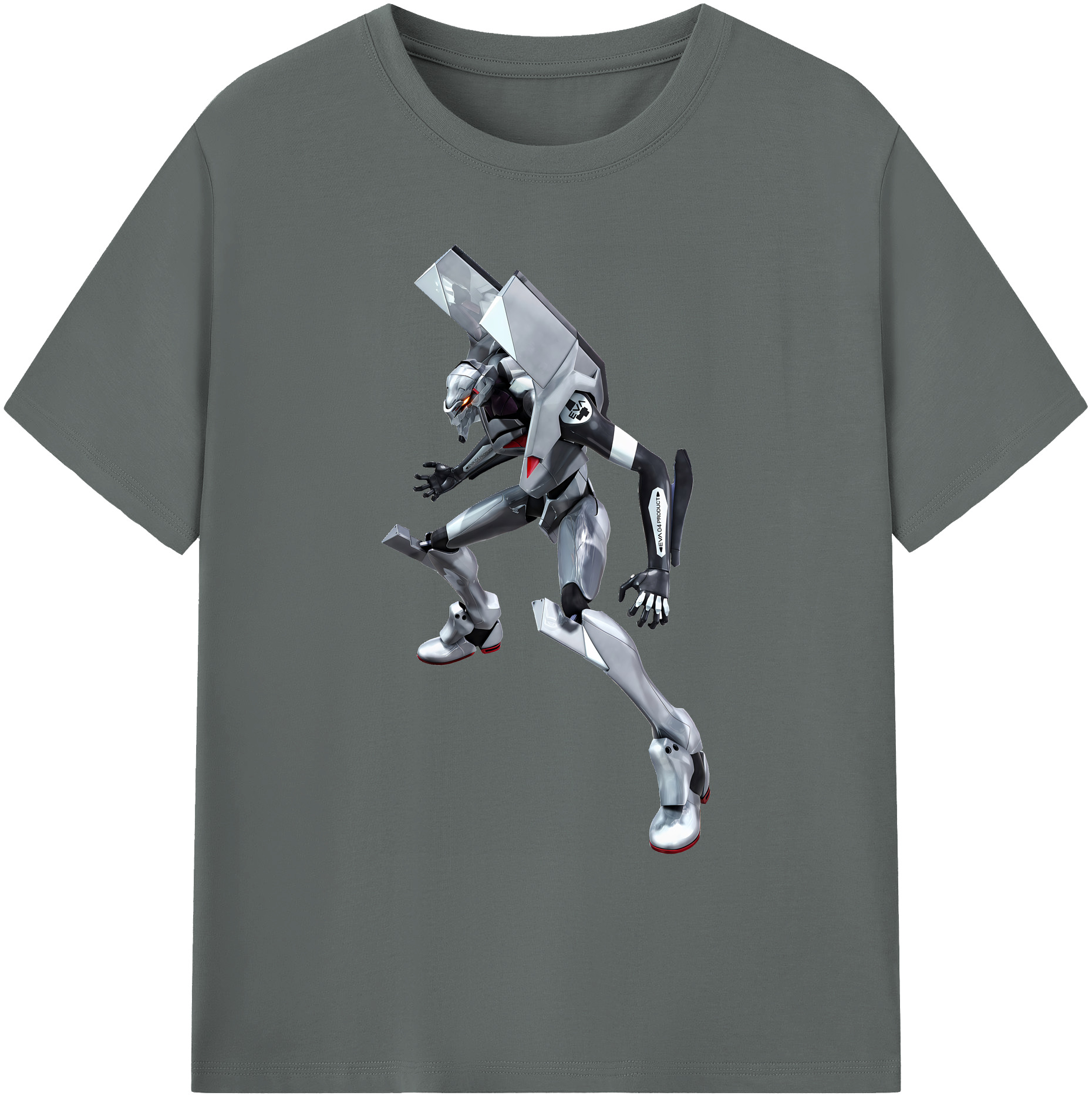 （画像用） EVA 新世紀エヴァンゲリオン 綿100％ メンズ半袖Tシャツ｜肌触りやわらか＆通気性